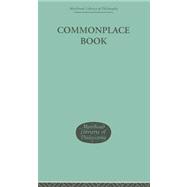 Commonplace Book: 1919-1953