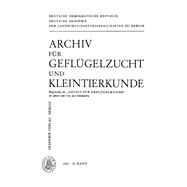 Archiv für Geflügelzucht und Kleintierkunde. Band 16, Heft 1