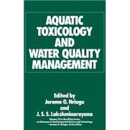 Aquatic Toxicology and Water Quality Management,9780471615514
