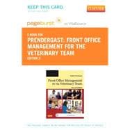 Front Office Management for the Veterinary Team Pageburst E-book on Vitalsource Retail Access Card