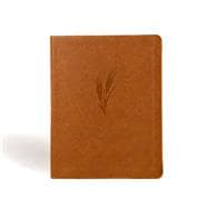 CSB Notetaking Bible, Large Print Edition, Camel LeatherTouch