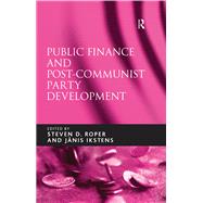 Public Finance and Post-Communist Party Development