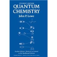Quantum Chemistry: Student Edition