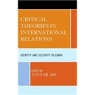Critical Theories in International Relations Identity and Security Dilemma