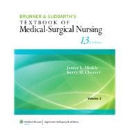 Brunner & Suddarth's Textbook of Medical-Surgical Nursing 2 Volume Set 13e plus Study Guide Package