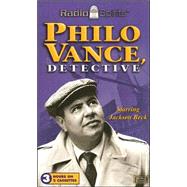 Philo Vance, Detective