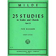25 Studies in Scales and Chords for Bassoon, Op 24 (Item 456)