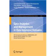 Data Analytics and Management in Data Intensive Domains