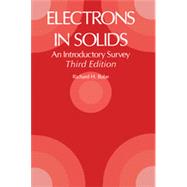 Electrons in Solids