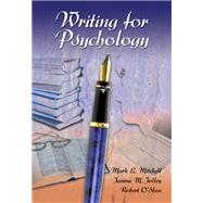 Writing for Psychology (with InfoTrac)