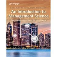 WebAssign for Camm/Cochran/Fry/Ohlmann/Anderson/Sweeney/Williams' An Introduction to Management Science: Quantitative Approaches to Decision Making, Multi-Term Instant Access