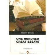 One Hundred Great Essays (Penguin Academics Series), 3/E