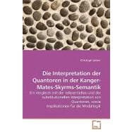 Die Interpretation Der Quantoren in Der Kanger-mates-skyrms-semantik