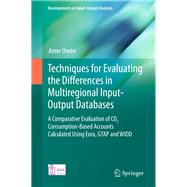 Techniques for Evaluating the Differences in Multiregional Input-output Databases