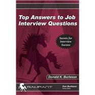 Top Answers to Job Interview Questions