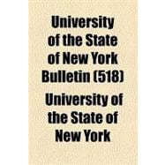 University of the State of New York Bulletin