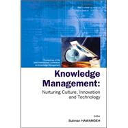 Knowledge Management: Nuturing Culture, Innovation And Technology Proceeding of the 2005 International Conference of Knowledge Management, North Carolina, USA, 27-28 October 2005