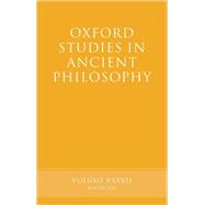 Oxford Studies in Ancient Philosophy  Volume 37