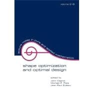Shape Optimization And Optimal Design