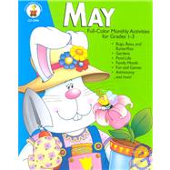 May: Full-Color Monthly Activities for Grades 1-3