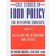 Case Studies in Food Policy for Developing Countries