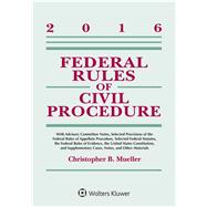 Federal Rules of Civil Procedure 2016 Statutory Supplement
