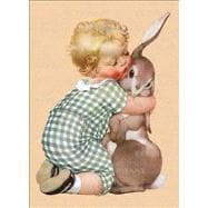 Boy Hugging Rabbit