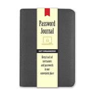 Password Journal Chestnut Brown