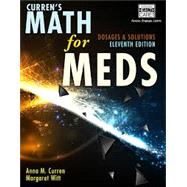 WebAssign Printed Access Card for Curren/Witt's Math for Meds: Dosages and Solutions, Single-Term