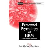 Personnel Psychology and Human Resources Management A Reader for Students and Practitioners