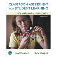 Classroom Assessment for Student Learning