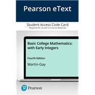 Pearson eText Basic College Mathematics with Early Integrers -- Access Card