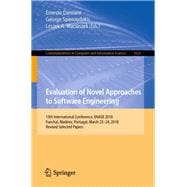 Evaluation of Novel Approaches to Software Engineering