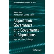 Algorithmic Governance and Governance of Algorithms