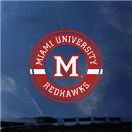 Miami University M Redhawks Color Shock Decal