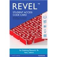 REVEL for Exploring Research -- Access Card