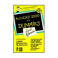 Autocad 2000 for Dummies: Quick Reference