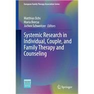 Systemic Research in Individual, Couple, and Family Therapy and Counseling