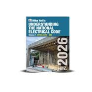 2026 Understanding the NEC, Volume 1 Textbook Articles 90 - 480 book cover, ISBN 9781960005595
