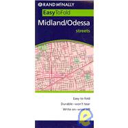 Rand Mcnally Easy To Fold Midland/Odessa, Texas Streets
