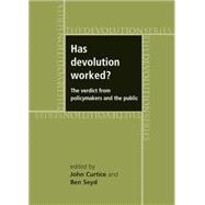 Has Devolution Worked? The Verdict from Policy-makers and the Public