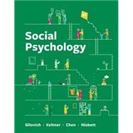 Social Psychology, 6e Ebook and InQuizitive