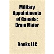 Military Appointments of Canad : Drum Major