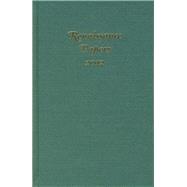 Renaissance Papers 2012