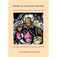Medieval English Theatre