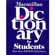 Macmillan Dictionary for Students
