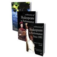A Directory of Shakespeare in Performance Volumes 1-3