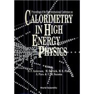 Proceedings of the First International Conference on Calorimetry in High Energy Physics