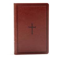 KJV Large Print Personal Size Reference Bible, Brown Leathertouch Indexed