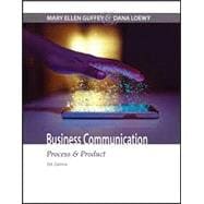 MindTapÂ® Business Communication, 1 term (6 months) Printed Access Card for Guffey/Loewy's Business Communication: Process & Product, 9th,9781337095624